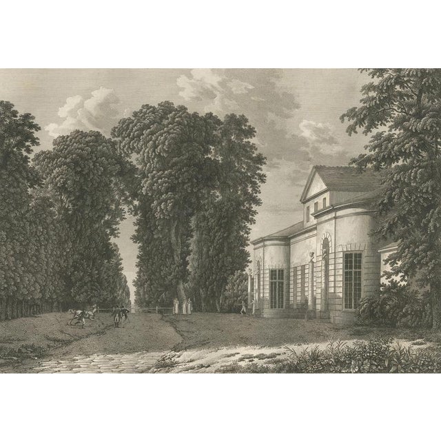 Louis-Pierre Baltard, Upper Mall Avenue in the Park of Saint-Cloud, 1803, Engraving For Sale - Image 4 of 9