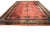 1920s Rich Red Big Size Floral Antique Wool Hand Knotted Art Deco Chinese Rug For Sale In New York - Image 6 of 8