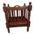 Vintage Canterbury Style Magazine Rack For Sale