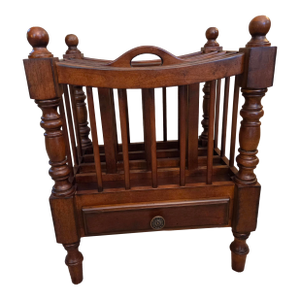 Vintage Canterbury Style Magazine Rack