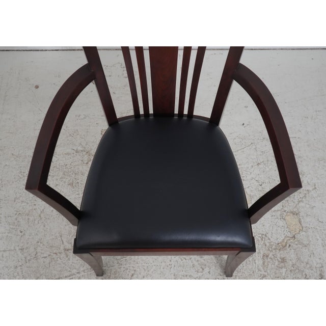 Set of 6 Stickley Cherry Metropolitan Dining Chairs For Sale In Philadelphia - Image 6 of 18