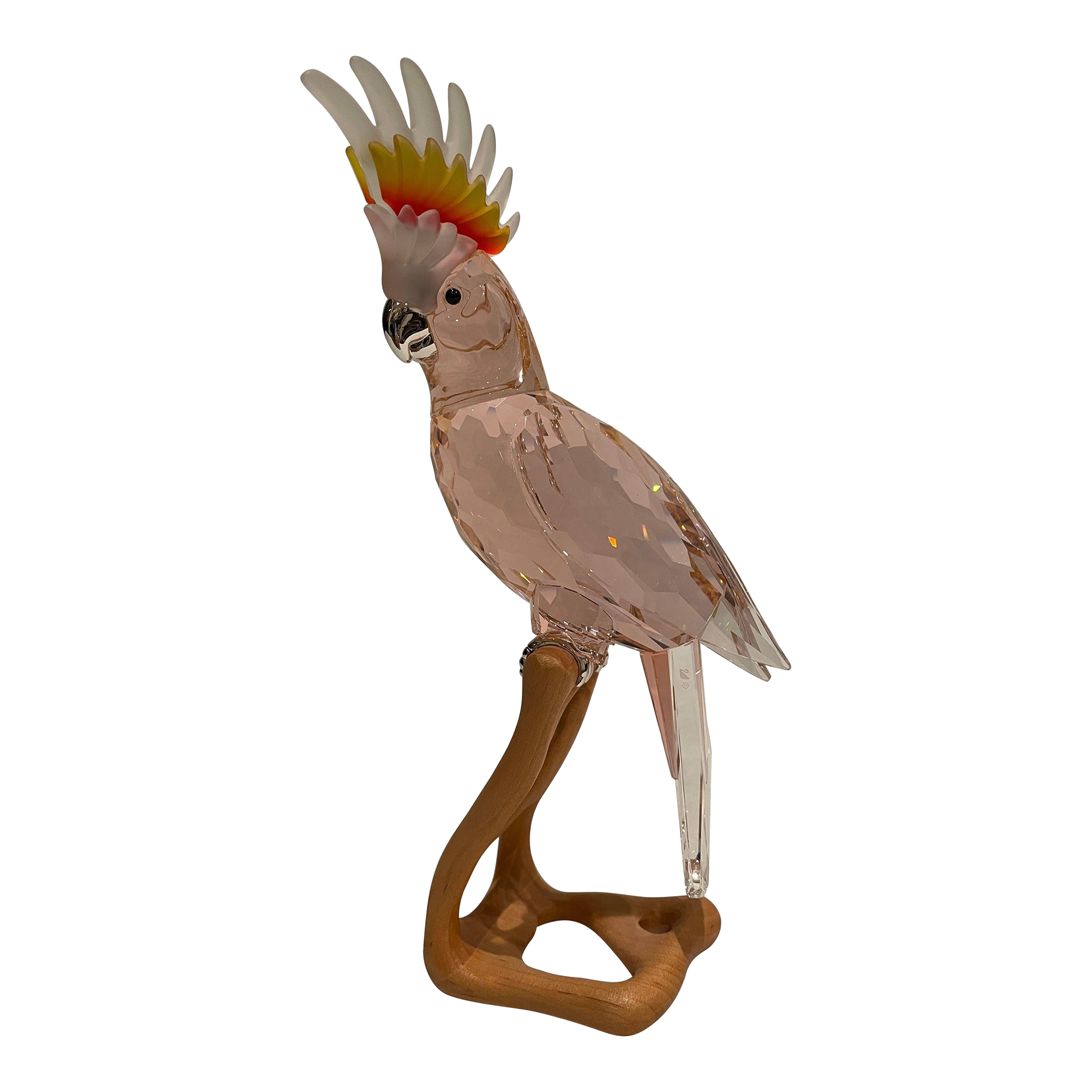Swarovski Crystal Cockatoo Bird Figure | Chairish