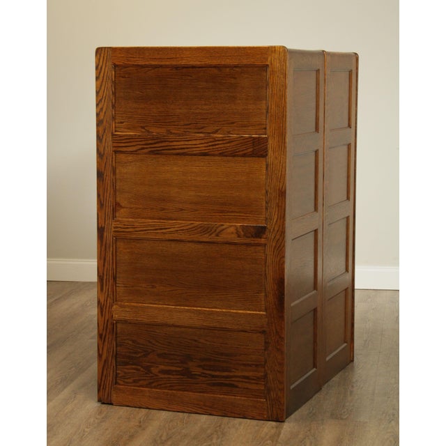 Globe Wernicke Antique Oak 8 Drawer Double File Chairish