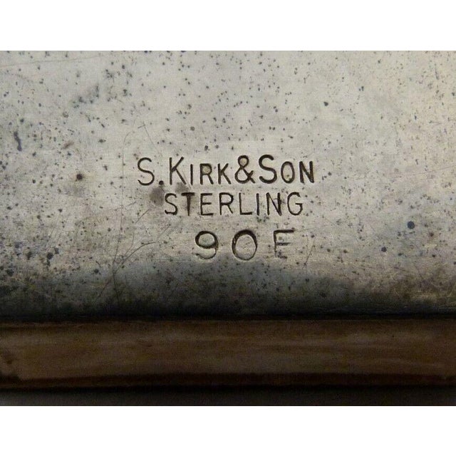 1930s 1930s S Kirk & Son Repousse Floral 90f Sterling Silver Match Box Safe No Mono For Sale - Image 5 of 5