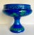 Vintage Italian Ceramic Glazed Pedestal Bowl For Sale - Image 13 of 13