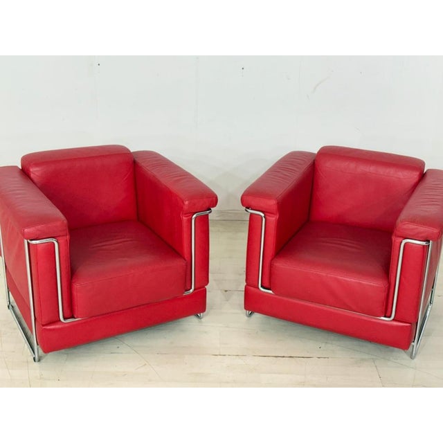 Carat Lounge Chair in Red Leather from Züco For Sale - Image 10 of 11