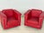 Carat Lounge Chair in Red Leather from Züco For Sale - Image 10 of 11