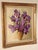Still life painting by French / American artist Elizabeth Rouviere (1908-1994). Oil on canvas. Frame dimensions, height...