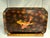 Brown Antique Japanese Maki-E Lacquer Tray: Koi Fish and Floral Design For Sale - Image 8 of 9