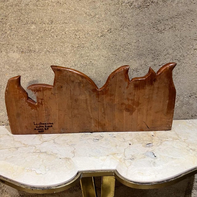 1999 Victor Rozo Last Supper Abstract Wood Sculpture Mexico Df For Sale - Image 11 of 12