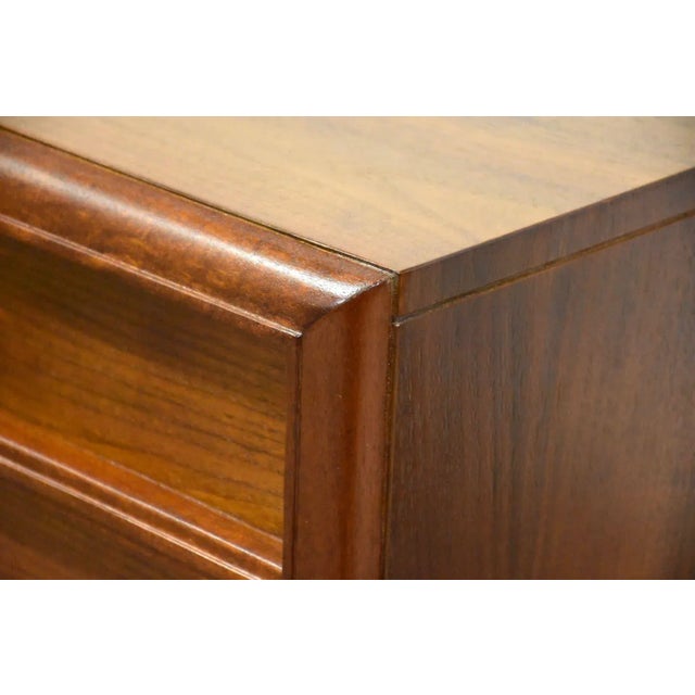Brown Refinished Walnut Dresser by Rway For Sale - Image 8 of 10