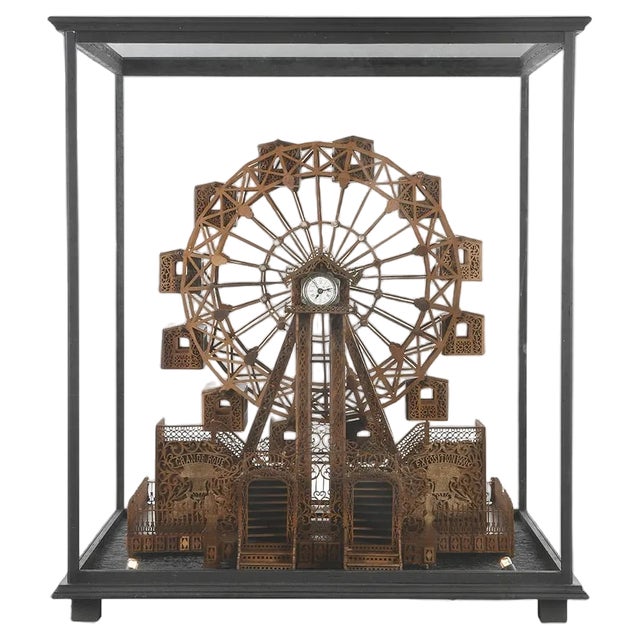 Wooden Replica of the Paris Ferris Wheel, 1900 For Sale
