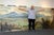 Pedro Schmiegelow, Rhön Fulda Petersberg Panorama, Oil Painting on Canvas For Sale - Image 6 of 6