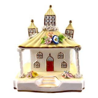 Staffordshire Three Chimney Cottage Pastille Burner For Sale
