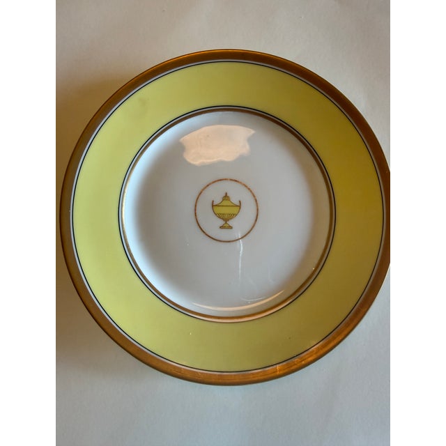Richard Ginori Richard Ginori “Impero Yellow” Porcelain Dinner Service for 9 — Neoclassical, Italy (46 Pieces). For Sale - Image 4 of 12