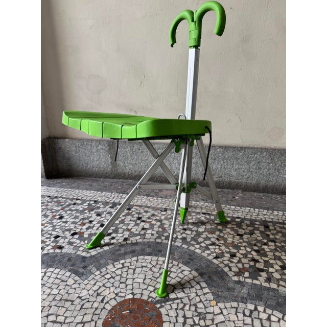 Gaetano Pesce Umbrella Chair in Green by Gaetano Pesce for Zero Disegno, 1980s For Sale - Image 4 of 7