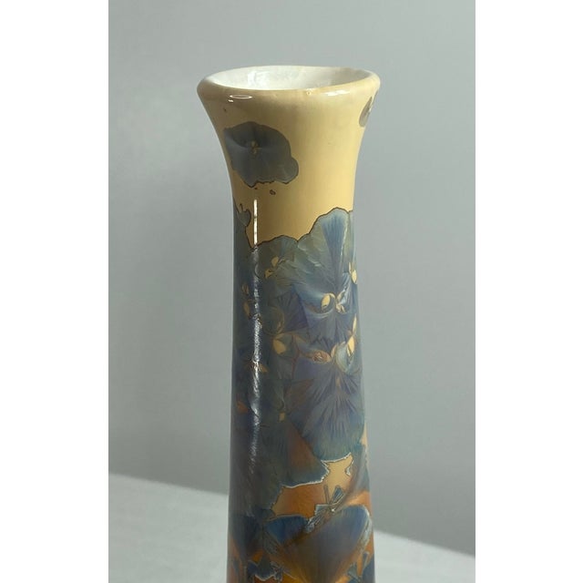 Lana K Williams Studio Art Pottery Vase Crystalline Glazed For Sale - Image 4 of 9