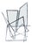 Sitting Bull Chair in Stainless Steel and Clear Glass and by Orfeo Studio For Sale
