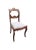 A late 19th Century Flame Mahogany and Satinwood Inlaid with Upholstered Seat Side Chair. Measures 17.5" in width, 20" in...