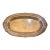 Vintage Sheridan Silver Plated on Copper Oval Serving Tray For Sale