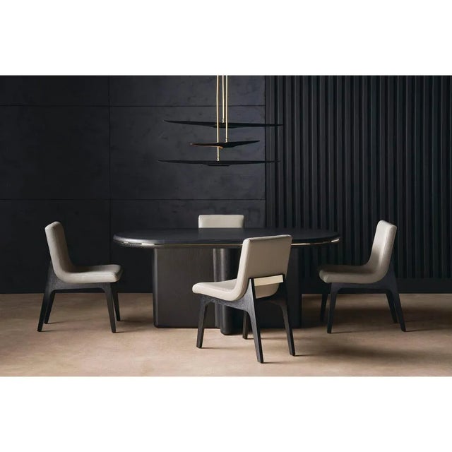 Black Modern Dining Table For Sale In Greensboro - Image 6 of 7