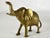 Brass Mid 20th Century Handmade Solid Brass Lucky Trunk Up Elephant Figurines- a Pair For Sale - Image 8 of 9