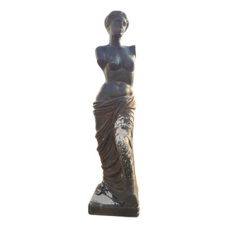 Venus De Milo Sculpture, 1950s, Reconstituted Stone For Sale