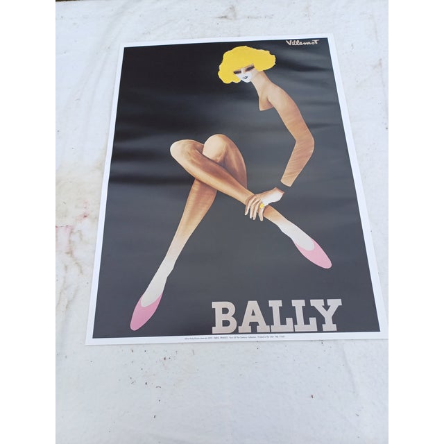 Bally Poster by Villemot, 1970 For Sale - Image 9 of 12