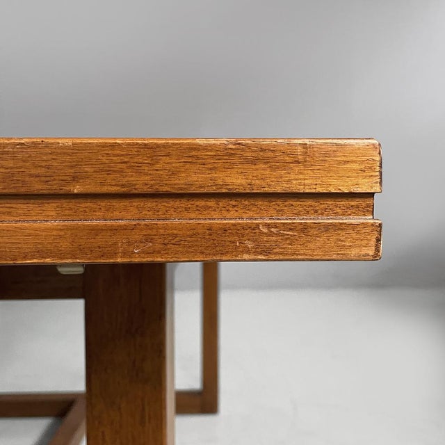 Art Deco Italian Rectangular Dining Table in Wood, 1930s For Sale - Image 13 of 18