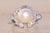 The 114th Avenue: Antique Natural Pearl and Diamond Ring in Platinum For Sale - Image 4 of 11