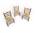 Vintage Provicial Ladderback Children's Chairs with Rush Seat, 1930s, Set of 3 For Sale - Image 15 of 18
