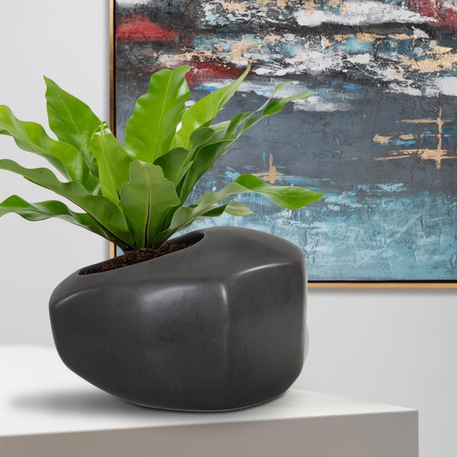 Gray Alamo Vase- Small For Sale - Image 9 of 10