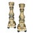 Antique Art Nouveau Candleholders in Ceramic, 1890s, Set of 2 For Sale - Image 3 of 7