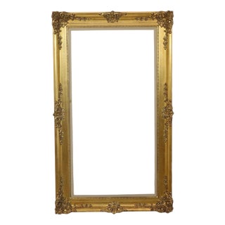 Large Baroque Gold Frame For Sale