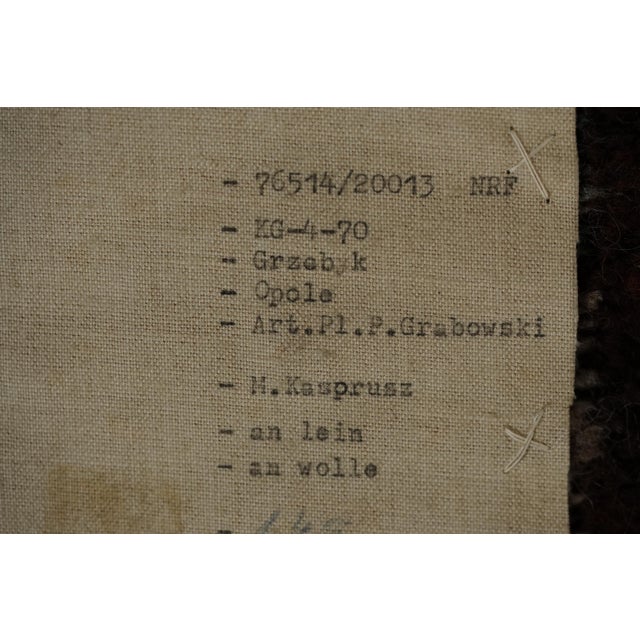 Large Architectural Kilim Tapestry by Piotr Grabowski, 1970s For Sale - Image 9 of 10