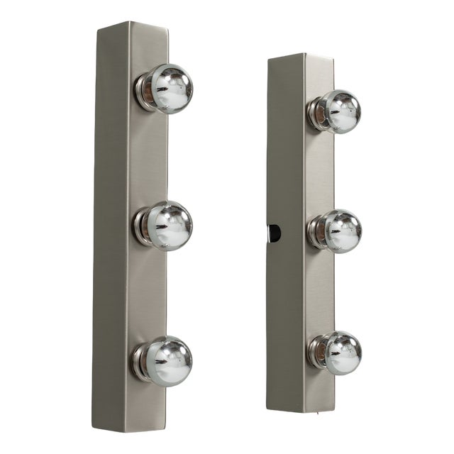 Mirror Wall Lamps, Set of 2 For Sale