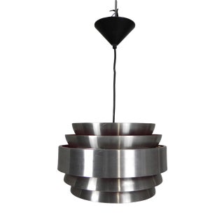 Vintage Aluminum Pendant Lamp from Lakro Amstelveen, 1960s For Sale