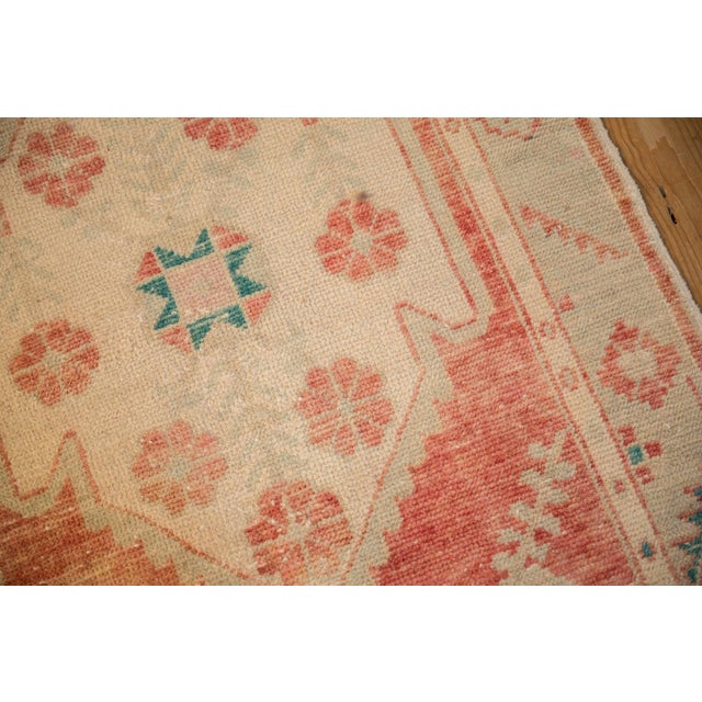Red Vintage Distressed Oushak Rug Runner - 2'9" x 5'9" For Sale - Image 8 of 9
