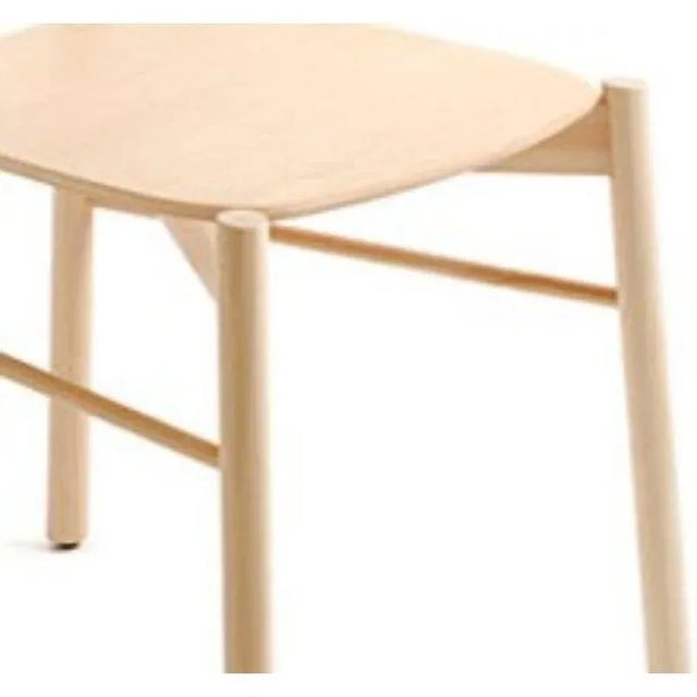 Bokken Chairs in Natural Beech by Colé Italia, Set of 4 For Sale - Image 4 of 9