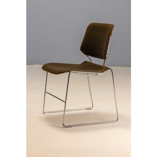 Matrix Stacking Chairs from Thomas Tolleson, USA, 1970s, Set of 7 For Sale - Image 3 of 8