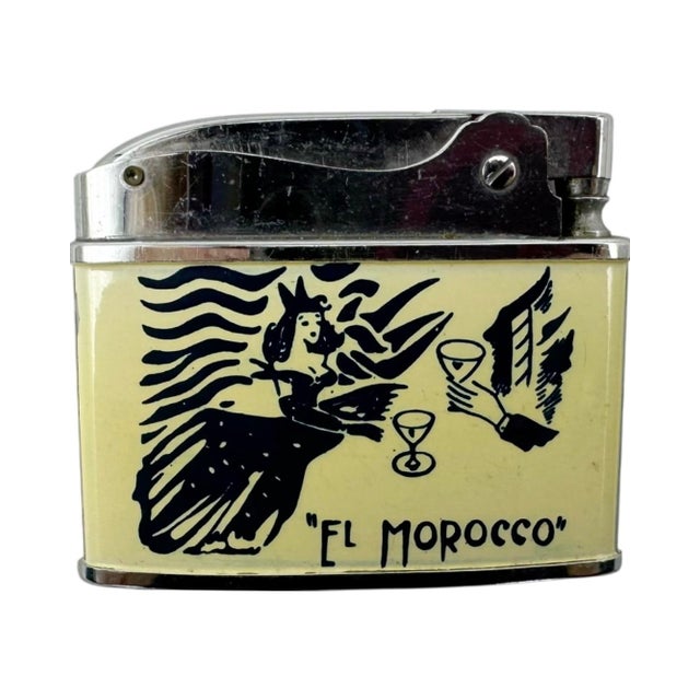 Vintage El Morocco Nyc Nightclub Cigarette Lighter New York City For Sale In Washington DC - Image 6 of 12