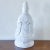 Antique Large Chinese Seated Kwan Yin Figure on Lotus in Blanc De Chine Glaze For Sale - Image 4 of 11