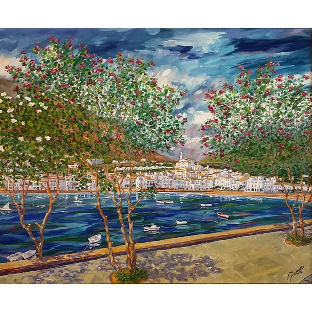 This artwork includes a certificate of authenticity and is hand-signed by the artist. It is made of oil on canvas. Unique...