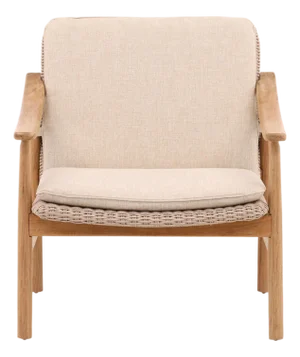 Marcella Teak Frame Outdoor Accent Chair