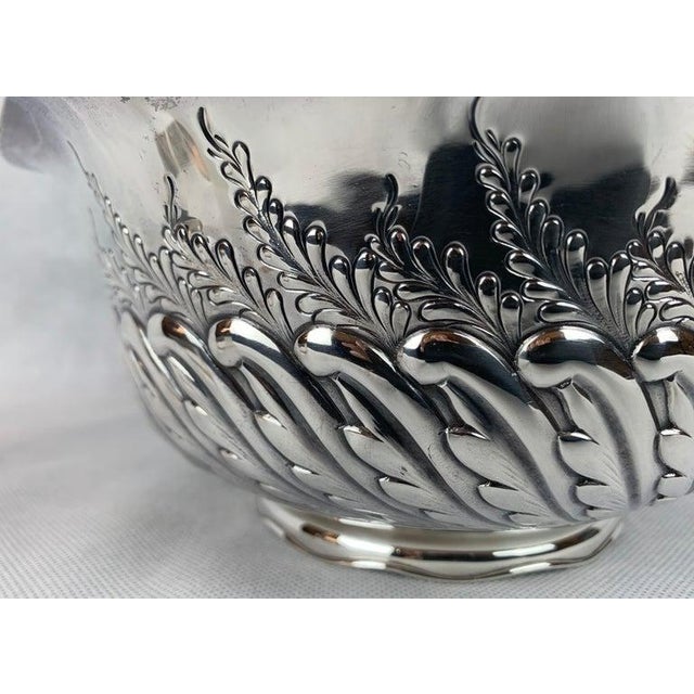 Silver Bailey, Banks & Biddle Sterling Silver Repoussé Bowl-9.5" For Sale - Image 8 of 10