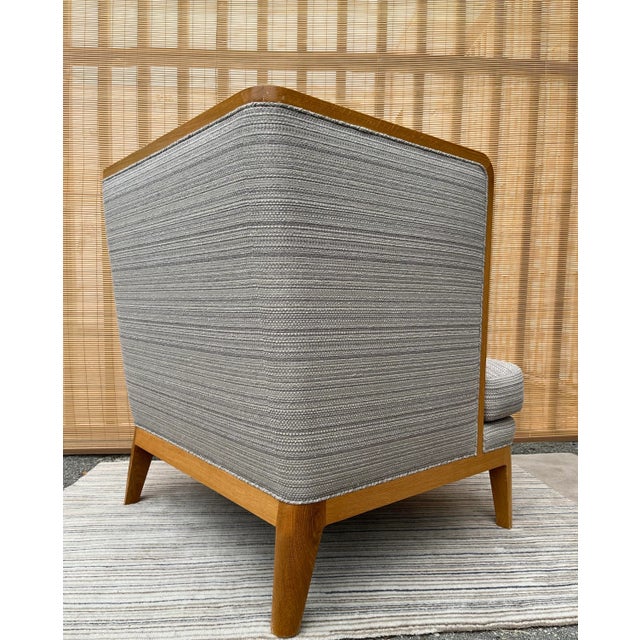 Contemporary Wingback Lounge Chair For Sale In Miami - Image 6 of 11