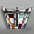 Vintage Multicolored Leaded Glass Wall Lamp, 1970s For Sale - Image 6 of 11