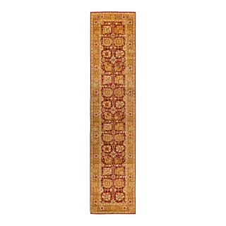 Ottoman, One-of-a-Kind Hand-Knotted Runner Rug - Red, 2' 7" x 12' 2" For Sale