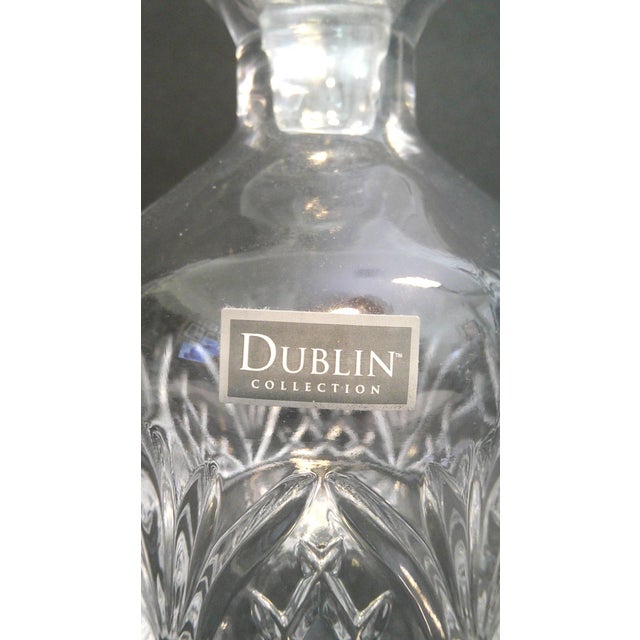 Glass Godinger Dublin Crystal Mini Decanter Set With 2 Matching Glasses For Sale - Image 7 of 9