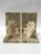 1960s Vintage Equestrian Hand-Carved Alabaster Bookends- a Pair For Sale - Image 5 of 8